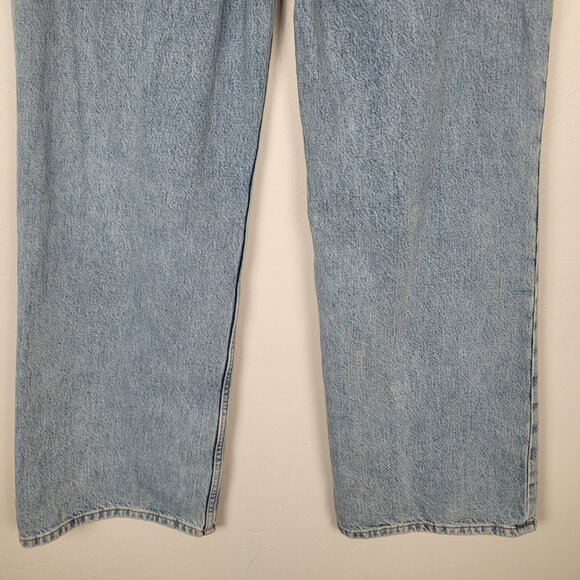 Free People We The Free Tennessee Low Rise Boyfriend Jeans Montrose Blue Size 28 - Picture 8 of 13